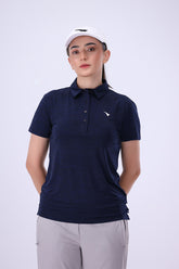 Rey Swing Navy Golf Polo Shirt